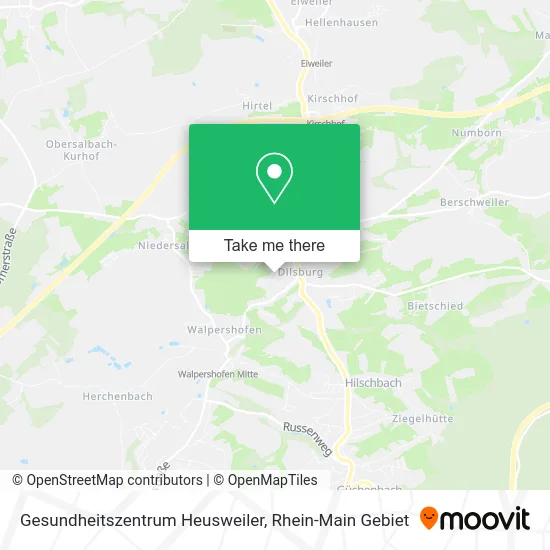 Карта Gesundheitszentrum Heusweiler