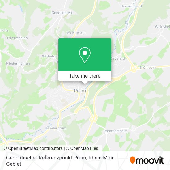Карта Geodätischer Referenzpunkt Prüm
