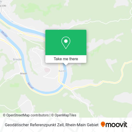 Карта Geodätischer Referenzpunkt Zell