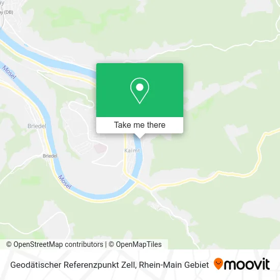 Карта Geodätischer Referenzpunkt Zell