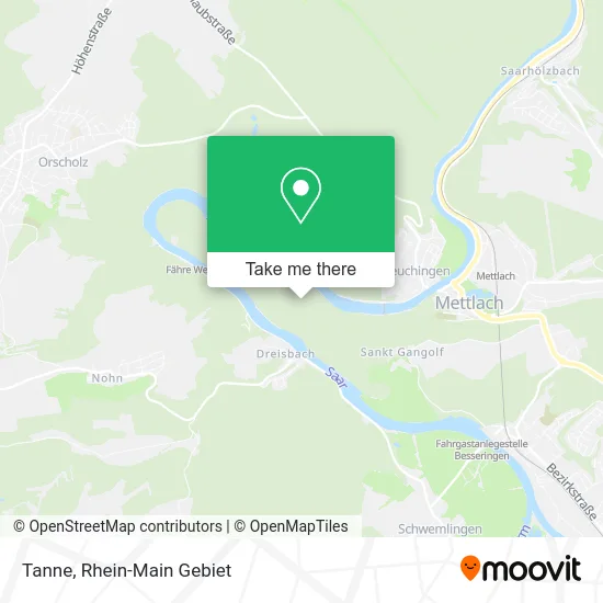 Карта Tanne