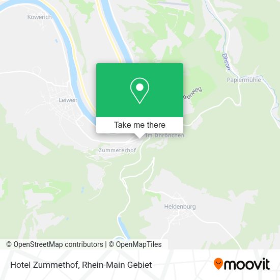 Карта Hotel Zummethof
