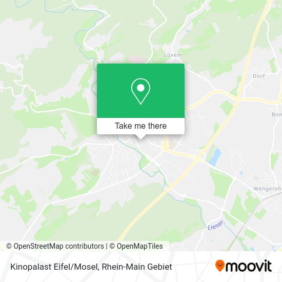 Карта Kinopalast Eifel/Mosel