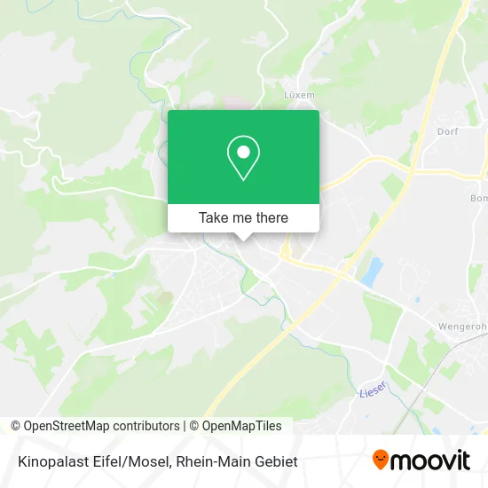 Карта Kinopalast Eifel/Mosel