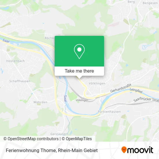 Карта Ferienwohnung Thome