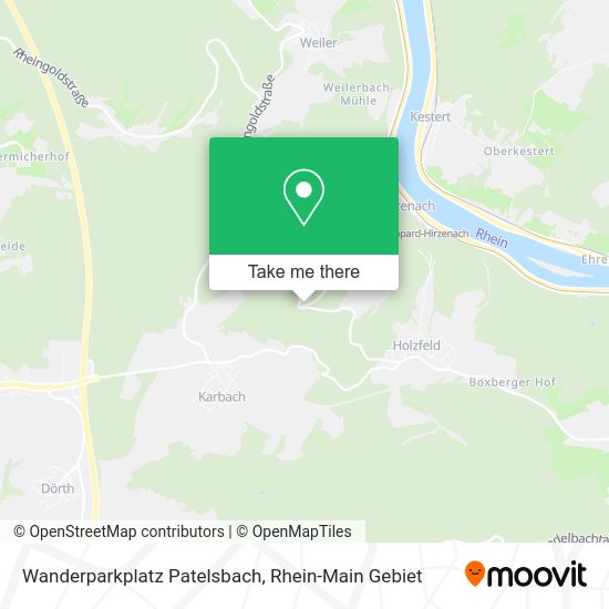 Карта Wanderparkplatz Patelsbach
