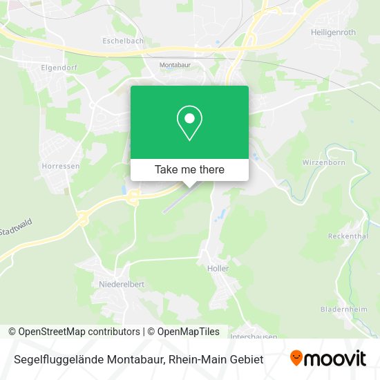 Карта Segelfluggelände Montabaur
