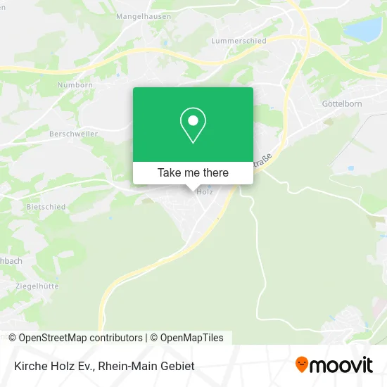 Карта Kirche Holz Ev.