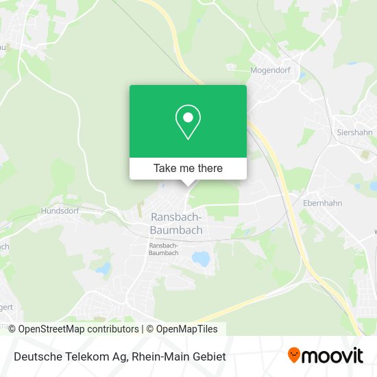 Карта Deutsche Telekom Ag