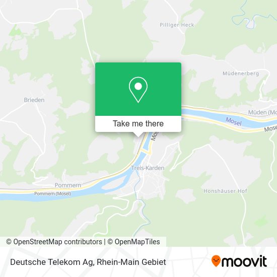 Карта Deutsche Telekom Ag