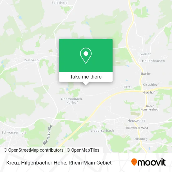 Карта Kreuz Hilgenbacher Höhe
