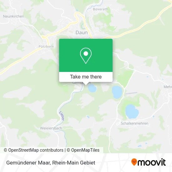 Карта Gemündener Maar