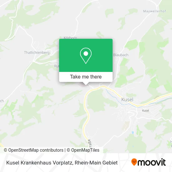 Карта Kusel Krankenhaus Vorplatz