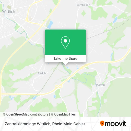 Карта Zentralkläranlage Wittlich