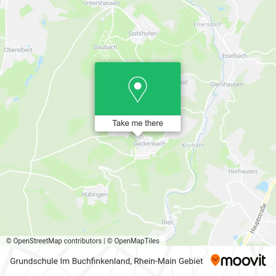 Карта Grundschule Im Buchfinkenland