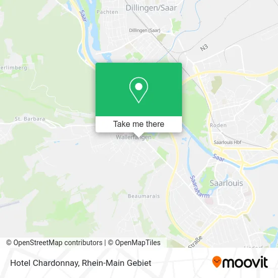 Карта Hotel Chardonnay