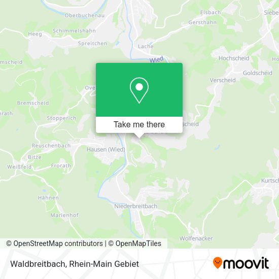 Карта Waldbreitbach