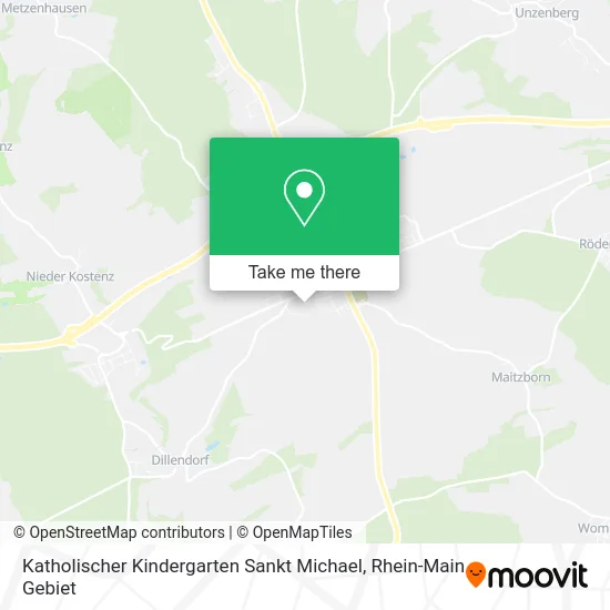 Карта Katholischer Kindergarten Sankt Michael