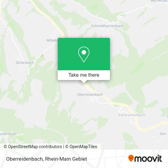 Карта Oberreidenbach