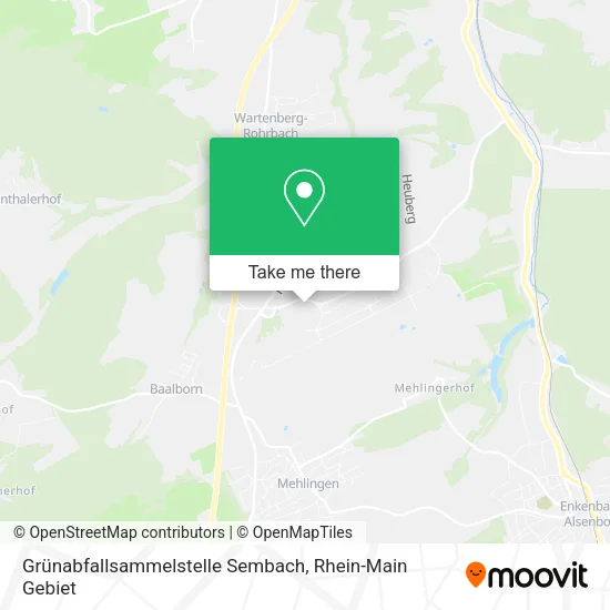 Карта Grünabfallsammelstelle Sembach