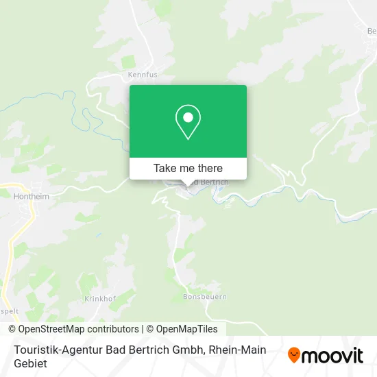 Карта Touristik-Agentur Bad Bertrich Gmbh