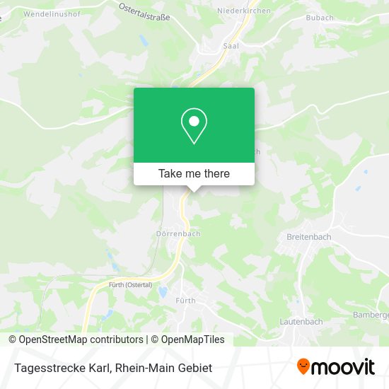 Карта Tagesstrecke Karl