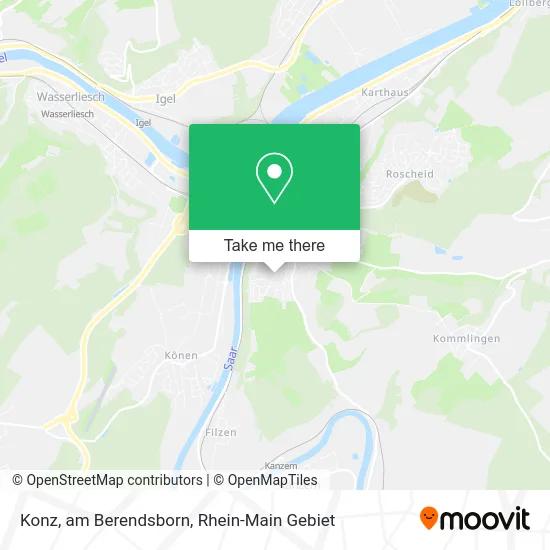Карта Konz, am Berendsborn