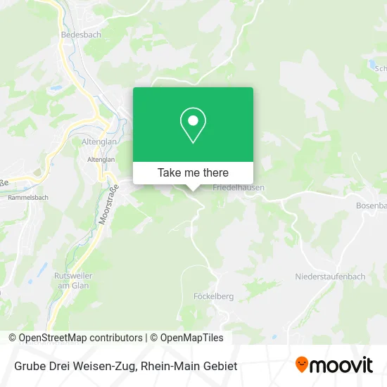 Карта Grube Drei Weisen-Zug
