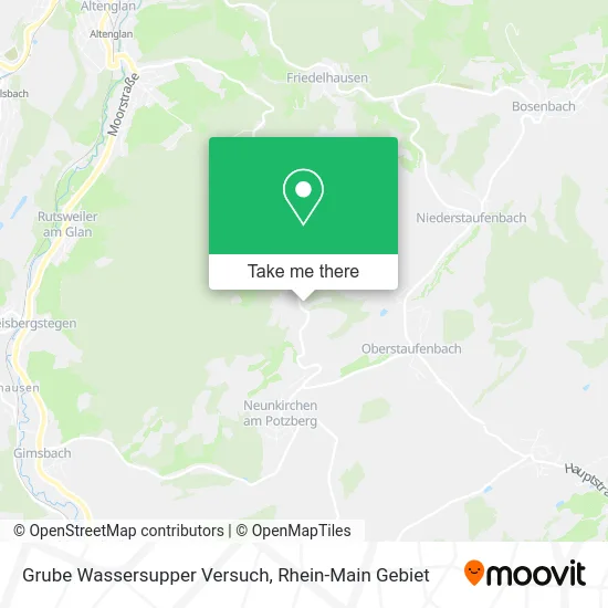 Карта Grube Wassersupper Versuch
