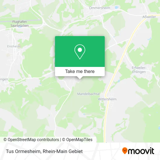 Карта Tus Ormesheim