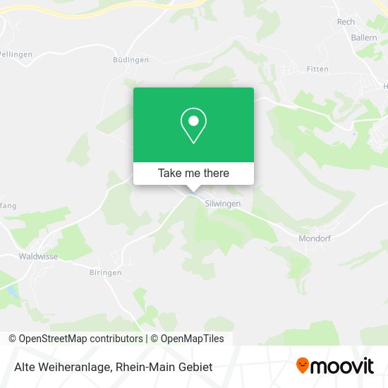 Карта Alte Weiheranlage