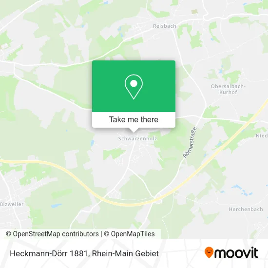 Карта Heckmann-Dörr 1881