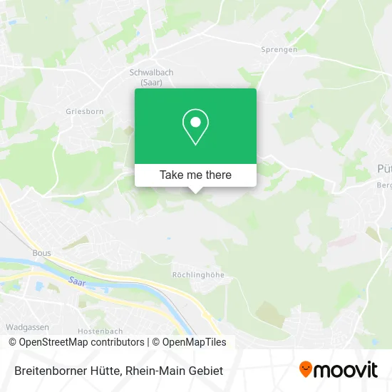 Карта Breitenborner Hütte