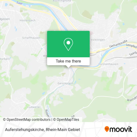 Карта Auferstehungskirche