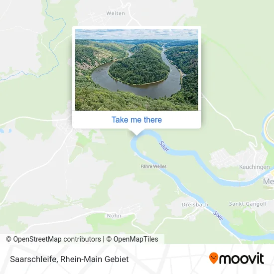 Карта Saarschleife