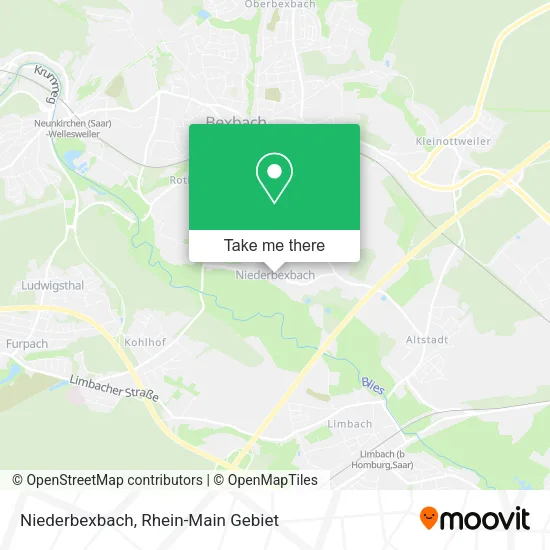 Карта Niederbexbach