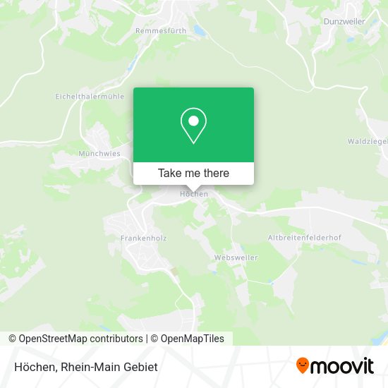 Карта Höchen