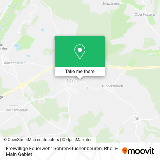 Карта Freiwillige Feuerwehr Sohren-Büchenbeuren