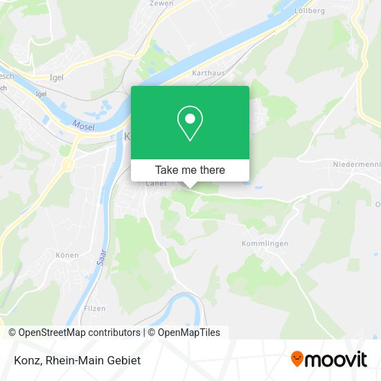 Карта Konz