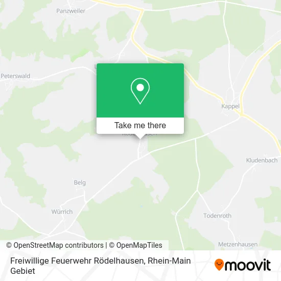 Карта Freiwillige Feuerwehr Rödelhausen