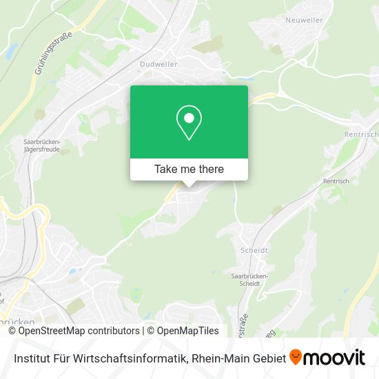 Карта Institut Für Wirtschaftsinformatik