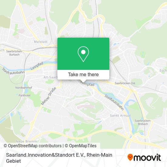 Карта Saarland.Innovation&Standort E.V.
