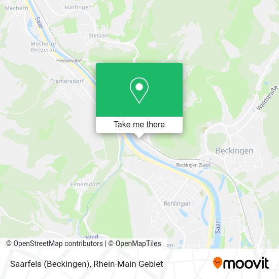 Карта Saarfels (Beckingen)