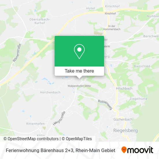 Карта Ferienwohnung Bärenhaus 2+3