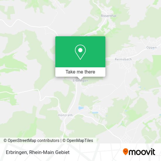 Карта Erbringen