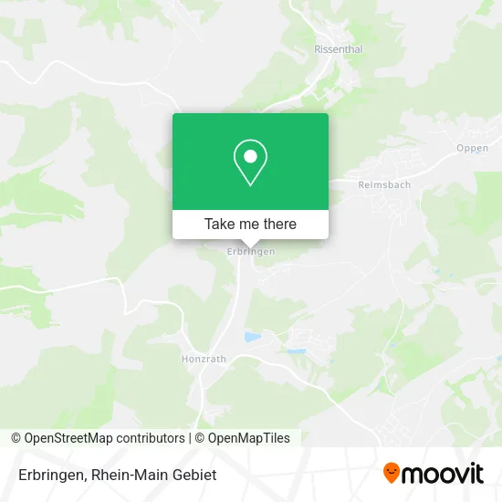 Карта Erbringen