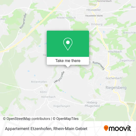 Карта Appartement Etzenhofen