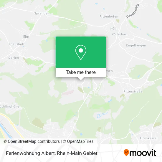 Карта Ferienwohnung Albert
