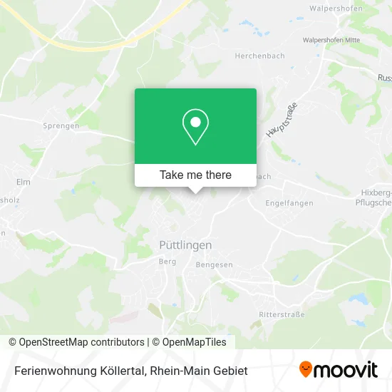 Карта Ferienwohnung Köllertal