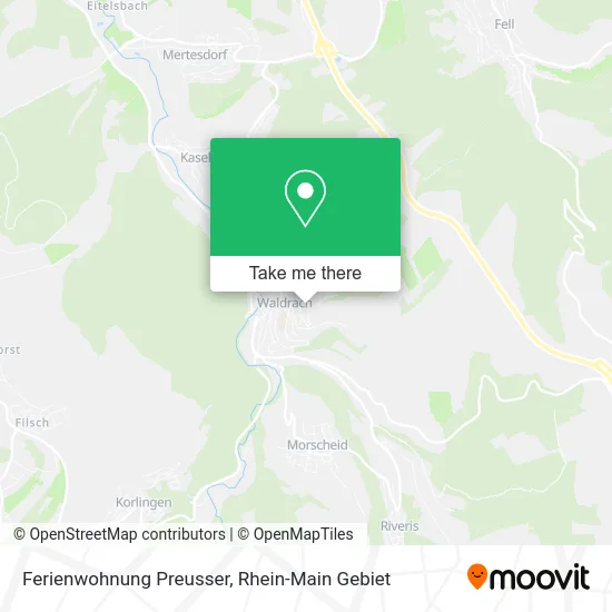 Карта Ferienwohnung Preusser